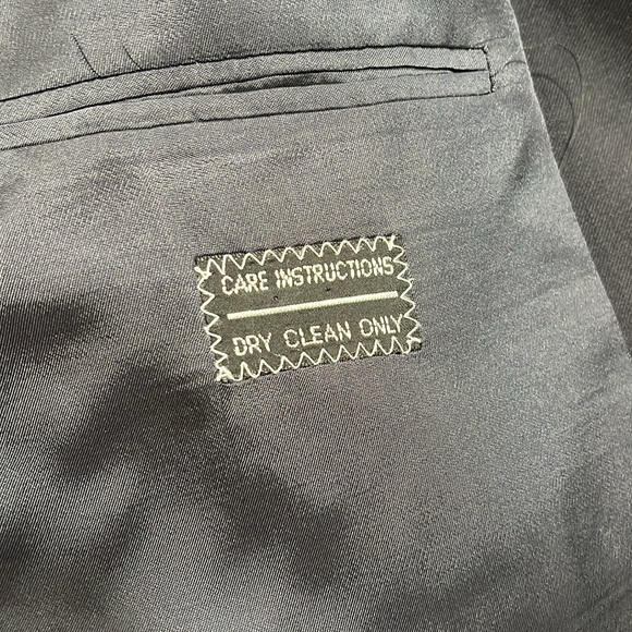 Mani by Giorgio Armani Mens Blazer Jacket Size 40R black Virgin Wool Sport Coat - Picture 7 of 10